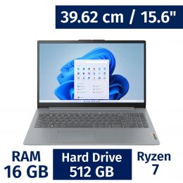 Lenovo 39.62 cm / 15.6" Inches Laptop R7 16 Gigabytes / 512 Gigabytes 82XM00LMUS