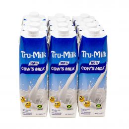 Tru-Milk 100% UHT Cow Milk 12 Units / 1 L