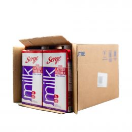 Serge Lactose-Free Full Cream Milk 12 Units / 1 L / 33.8 oz