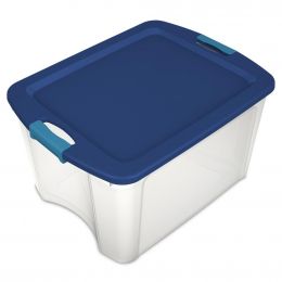 Sterilite Clear Plastic Storage Box with Lid 68.14 L / 18 gal