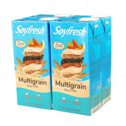 Soyfresh Multigrain Soy Milk 4 Units / 1 L / 33.8 oz