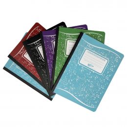 Winners Assorted Color Sewn Notebooks 6 Units