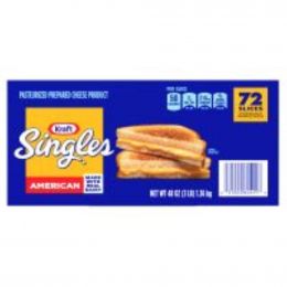 Kraft American Cheese Singles 1.36 kg / 3 lb