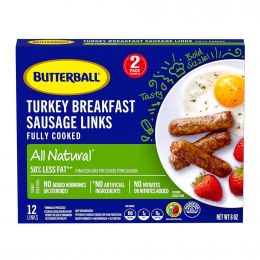 Butterball Turkey Sausage Links 2 Units / 227 g / 8 oz