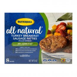 Butterball Turkey Sausage Patties 2 Units / 226 g / 8 oz