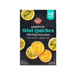 Wellsley Farms Assorted Mini Quiches 1.02 kg / 2.25 lb