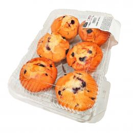 Selection Freshly Prepared Blueberry Muffins 6 Units