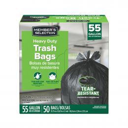Selection Heavy Duty Trash Bag 50 Units 208 L / 55 gal