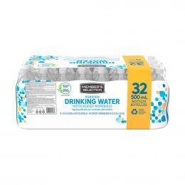 Selection Purified Drinking Water with Minerals 32 Units / 16.9 oz / 500 ml