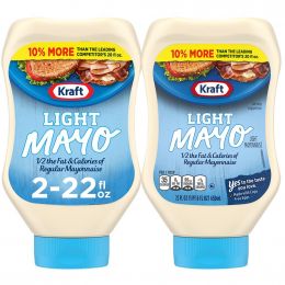Kraft Light Mayonnaise 2 Units / 650 mL / 22 oz