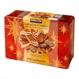 Kirkland Signature European Sweet Cookies with Belgian Chocolate 1.4 kg / 3 lb