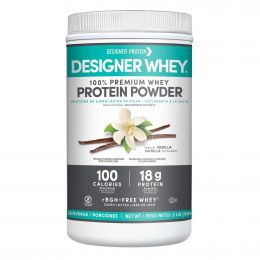 Designer Whey Premium Whey French Vanilla Protein Powder 908 g