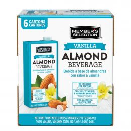 Selection Vanilla Almond Beverage 6 Units / 946 mL / 32 oz