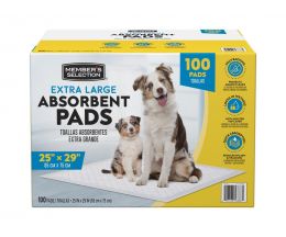 Selection XL Absorbent Pads 100 Units / 66 cm x 76 cm / 25" x 29"
