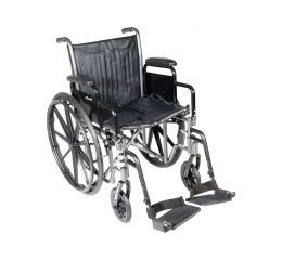 Wheelchair Manual Silver Sport II  PS-SSP218DDA-SF