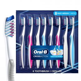 Oral B Cross Action Toothbrush 8 Units