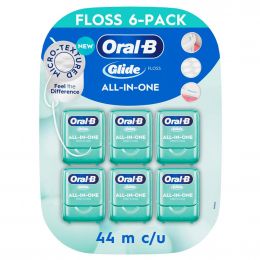 Oral B Glide All-in-one Dental Floss 6 Units / 44 m