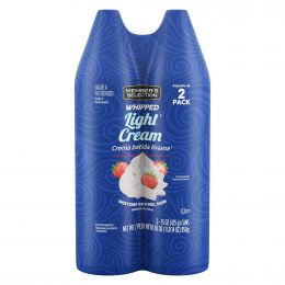 Selection Whipped Light Cream 2 Units 435 g / 15 oz