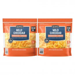 Selection Shredded Cheddar Cheese 2 Units / 680 g / 1.5 lb