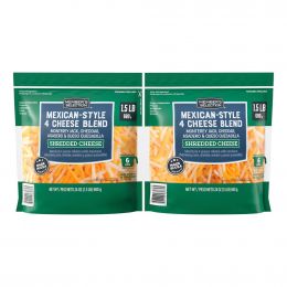 Selection Shredded Mexican-Style Cheese 2 Units / 680 g / 1.5 lb