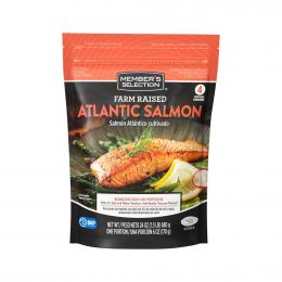 Selection Frozen Boneless Salmon Portions with Skin 680 g / 1.5 lb