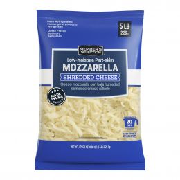 Selection Shredded Mozzarella Cheese 2.26 kg / 5 lb