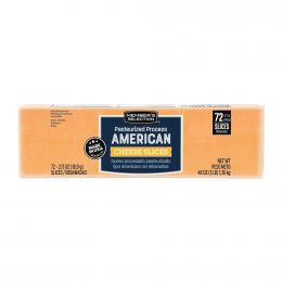 Selection Pasteurized American Cheese 1.36 kg / 3 lb