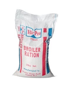 Broiler Ration Crumble Feed 25kg