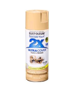 Rust-Oleum Painter&#039;s Touch 2X Ultra Cover Gloss Khaki Paint+Primer Spray Paint 12 oz