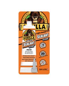 Gorilla Clear Silicone All Purpose Sealant 2.8 oz