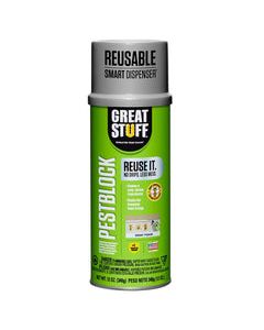 Great Stuff Smart Dispenser Gray Polyurethane Insulating Foam Sealant 12 oz