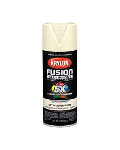 Krylon Fusion All-In-One Gloss Dover White Paint+Primer Spray Paint 12 oz