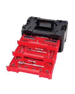 Craftsman Versastack 1/4, 3/8 and 1/2 in. drive Metric and SAE Mechanic&#039;s Tool Set 230 pc