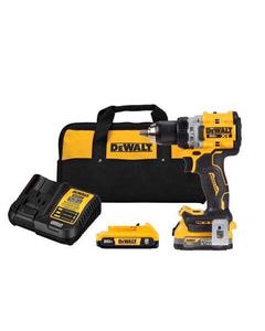 DeWalt 20V MAX XR PowerStack 1/2 in. Brushless Cordless Drill/Driver Kit (Battery &amp; Charger)