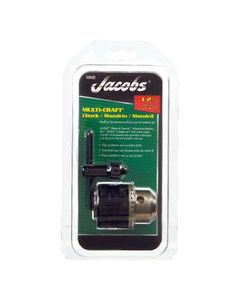 Jacobs 1/2 in. Drill Chuck 1/2 in. 3-Flat Shank 1 pc