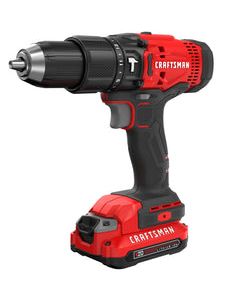 Craftsman 20 V 1/2 in. Brushed Cordless Hammer Drill Kit (Battery &amp; Charger)