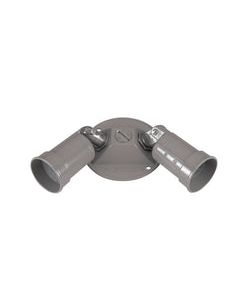 All Weather Twin Lampholder Kit (round cover)
