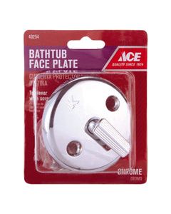 Ace Chrome Trip Lever Face Plate