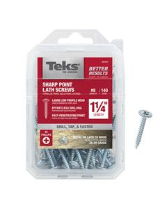 Teks No. 8 X 1-1/4 in. L Phillips Truss Head Lath Screws 140 pk