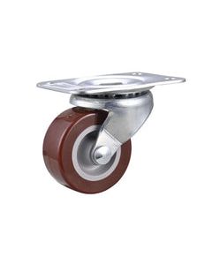 Projex 2-1/2 in. D Swivel Hard Rubber Caster 125 lb 1 pk