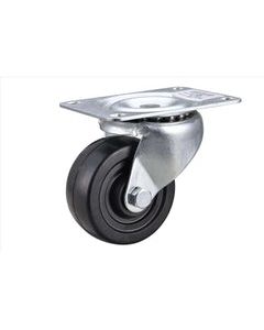 Projex 3 in. D Swivel Soft Rubber Caster 175 lb 1 pk