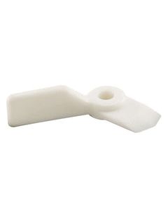 Prime-Line White Nylon Turn Button 0.38 in. H X 3/8 in. W X 9/16 in. L 1 pk