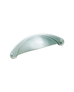 Amerock Essential&#039;Z Pull Cup Cabinet Pull Cup 2-1/2 in. Satin Nickel 1 pk