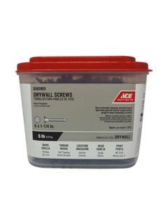 Ace No. 6 wire X 1-1/4 in. L Phillips Drywall Screws 5 lb 1226 pk