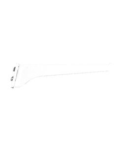 Knape &amp; Vogt White Steel Regular Duty Bracket 16 Ga. 10 in. L 160 lb