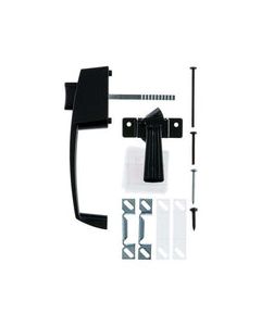 Ace Black Black Steel Push Button Latch