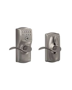 Schlage Satin Nickel Steel Electronic Keypad Entry Lock