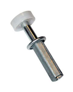 Barton Kramer Mill Silver Steel Bi-fold Door Wheel Guide 2 pk