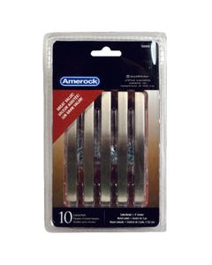 Amerock Essential&#039;Z Cabinet Pull 3 in. Satin Nickel 10 pk