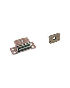 Amerock 1 in. W X 2-3/16 in. D Wood Grain Aluminum Magnetic Catch